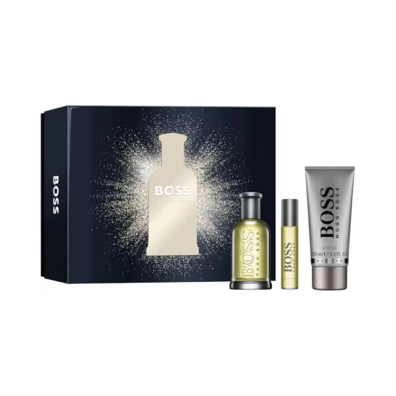 Hugo Boss Bottled (Grey) 100ml 3pc Giftset