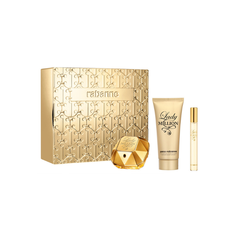 Paco Rabanne Lady Million 50ml 3pc Giftset