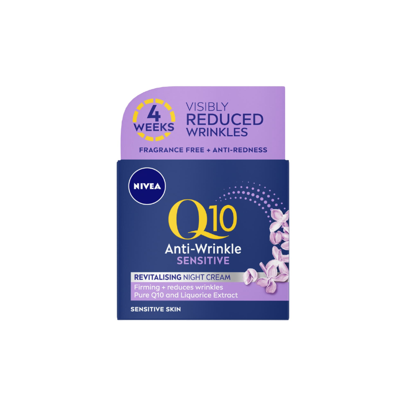 Nivea Q10 Anti Wrinkle Sensitive Night Cream 50ml