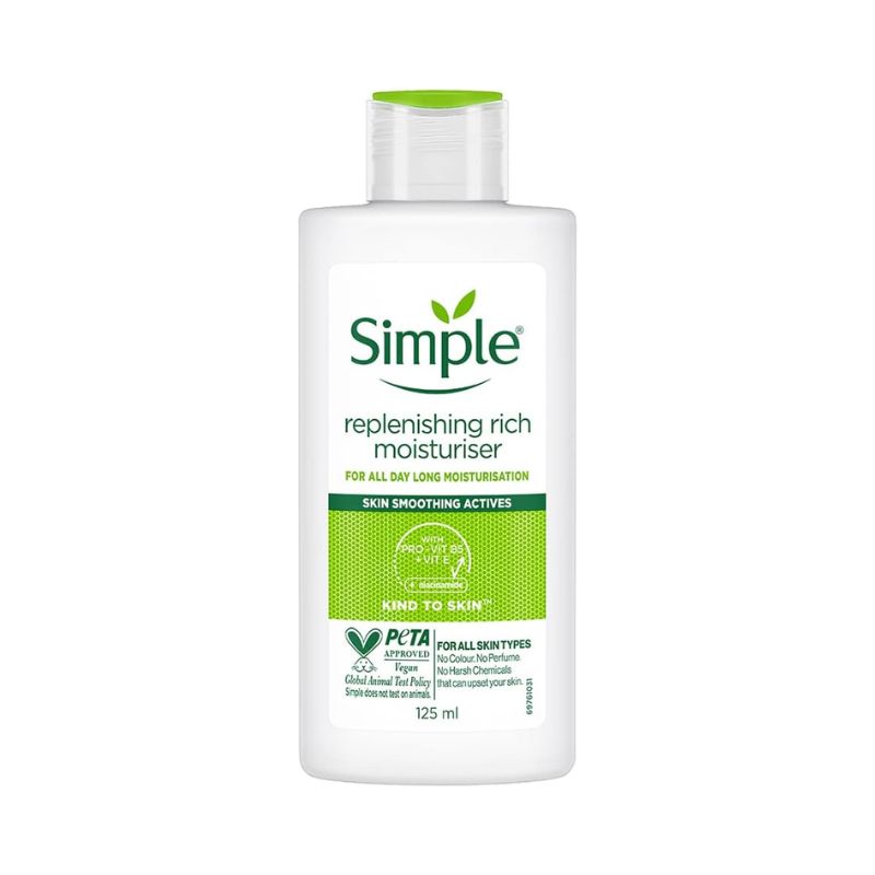 Simple Kind To Skin Replenishing Rich Moisturiser 125ml