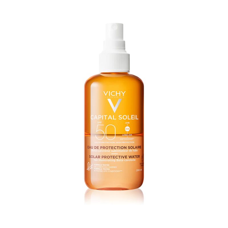 Vichy Capital Soleil Tan Illuminating Sun Protection Water Spray SPF 50 200ml