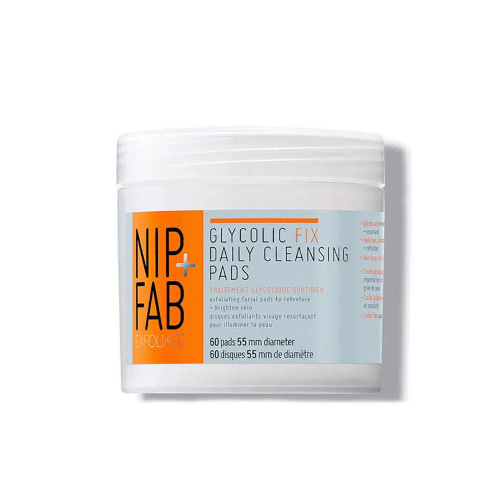Nip + Fab Exfoliate Glycolic Fix Daily Cleansing Pads 60 Pads