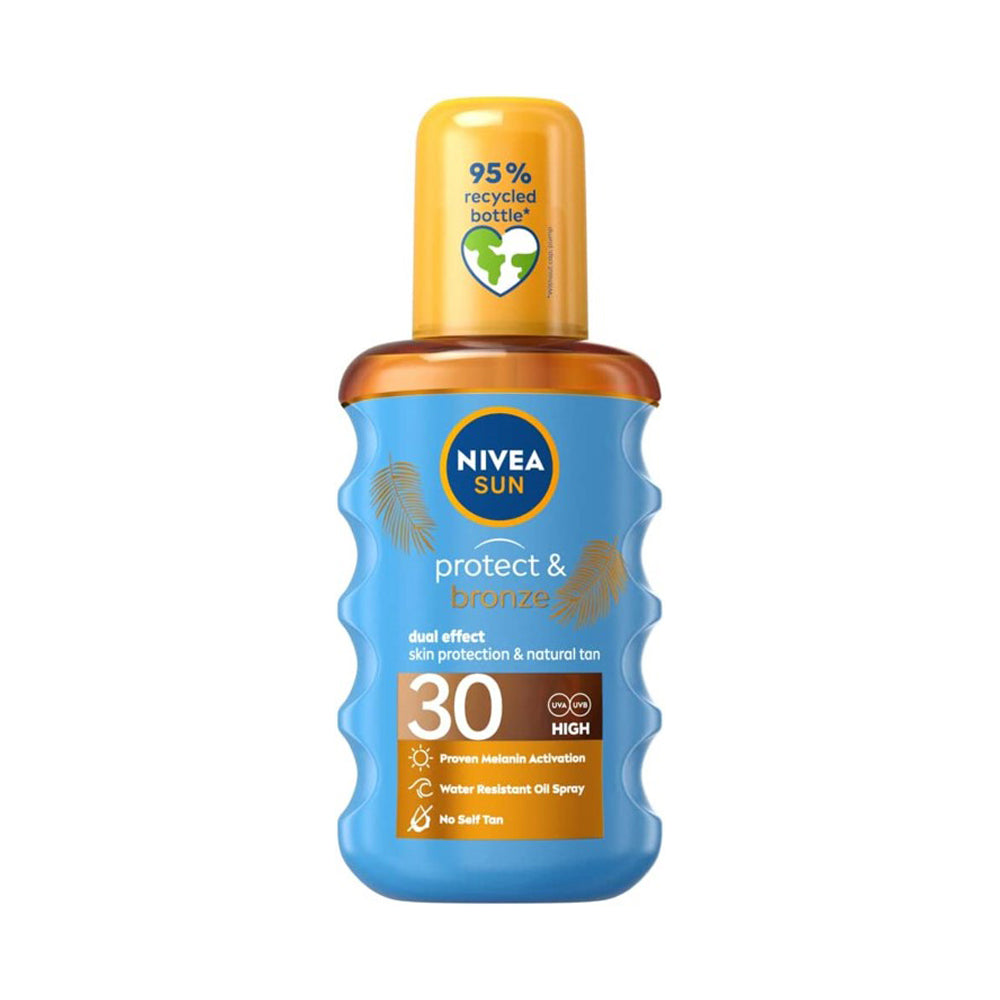 Nivea Protect & Bronze Tan Activating Protecting Oil Spf 30 200ml