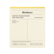 Biodance Radiant Vita Niacinamide Real Deep Mask 4 x 34g