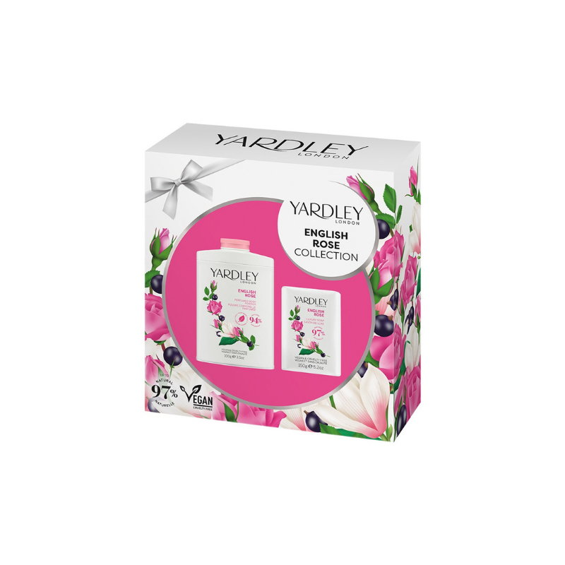 Yardley English Rose Body Powder & Soap Giftset