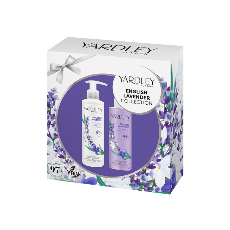 Yardley English Lavender Body Wash & Body Lotion Giftset
