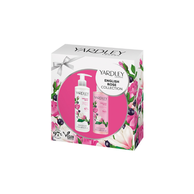 Yardley English Rose Body Wash & Body Lotion Giftset