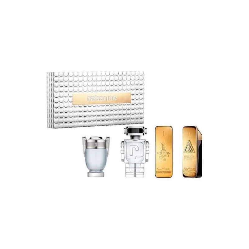 Rabanne Men's 4pc Miniature Giftset