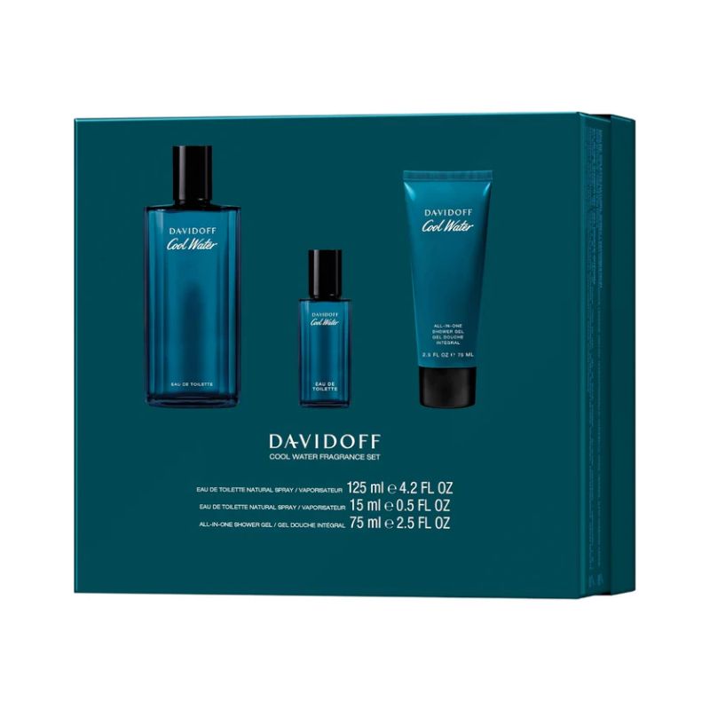Davidoff Cool Water Men's 125ml 3pc Giftset