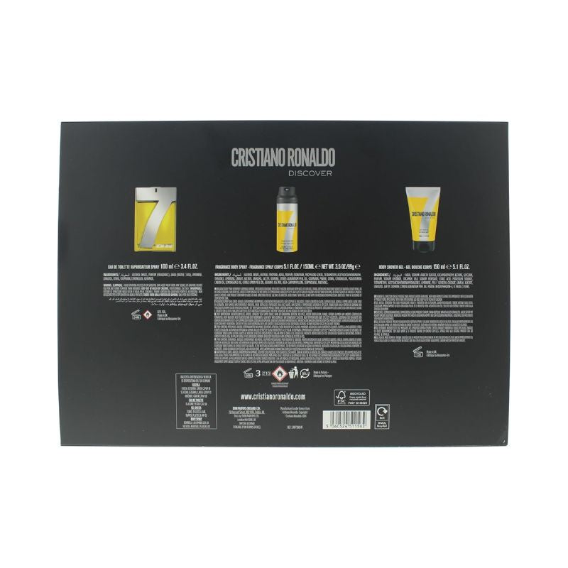 Cristiano Ronaldo CR7 Discover 100ml 3pc Giftset