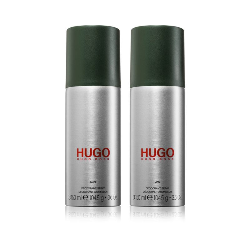 Hugo Boss Man 150ml Deodorant Spray - Pack of 2