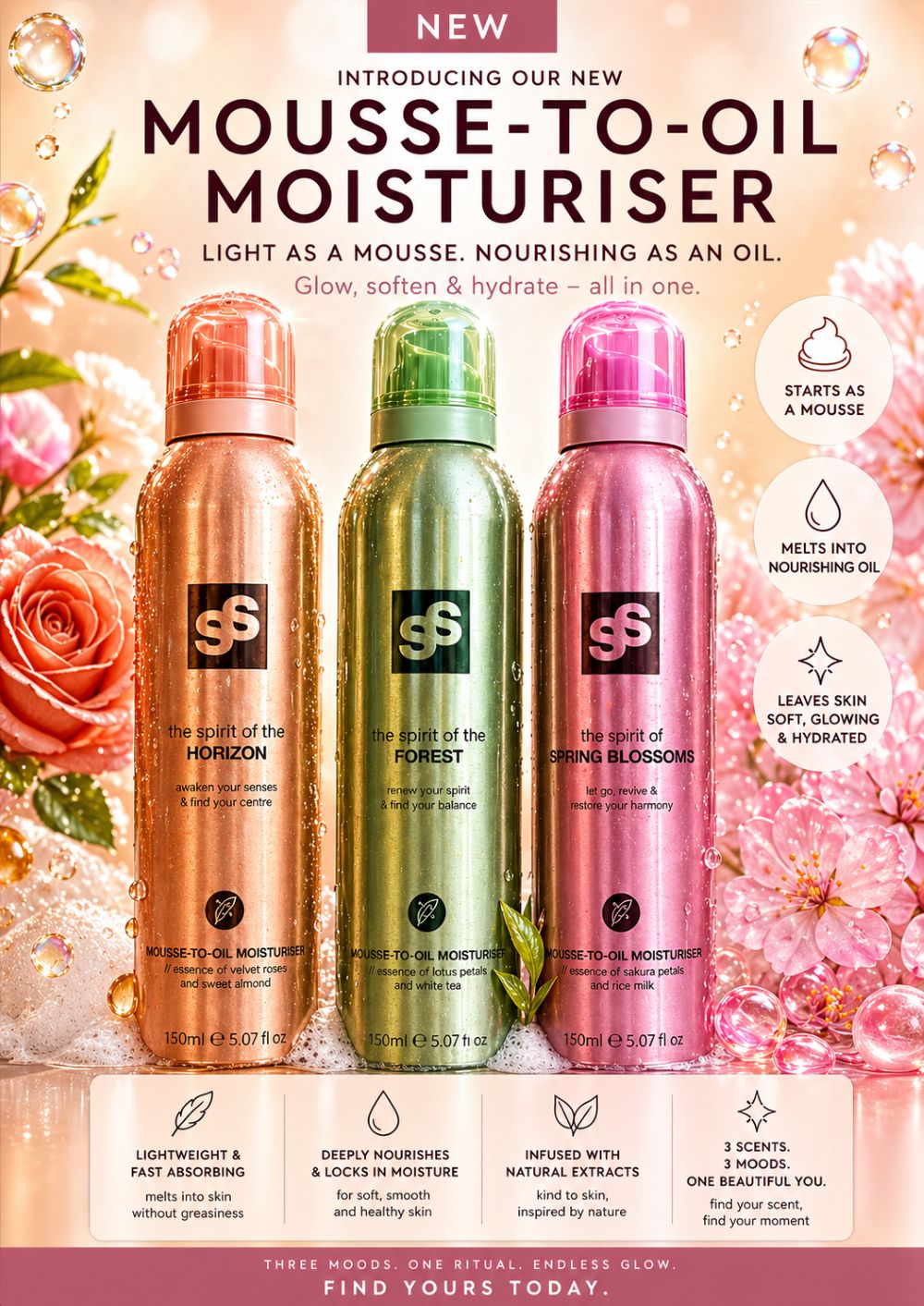 Soul & Saint Moisturising Mousse 150ml