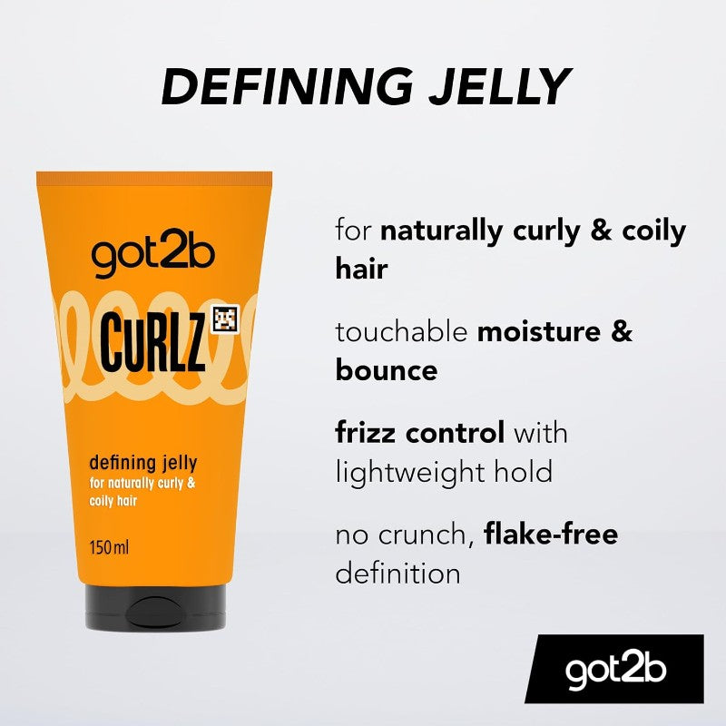 Got2b Curlz Curl Defining Jelly 150ml Home Cosmetics Got2b Curlz Curl Defining Jelly 150ml Home Cosmetics