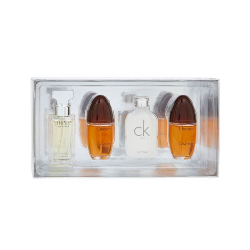 Calvin Klein Ladies 15ml 4pc Miniature Gift Set