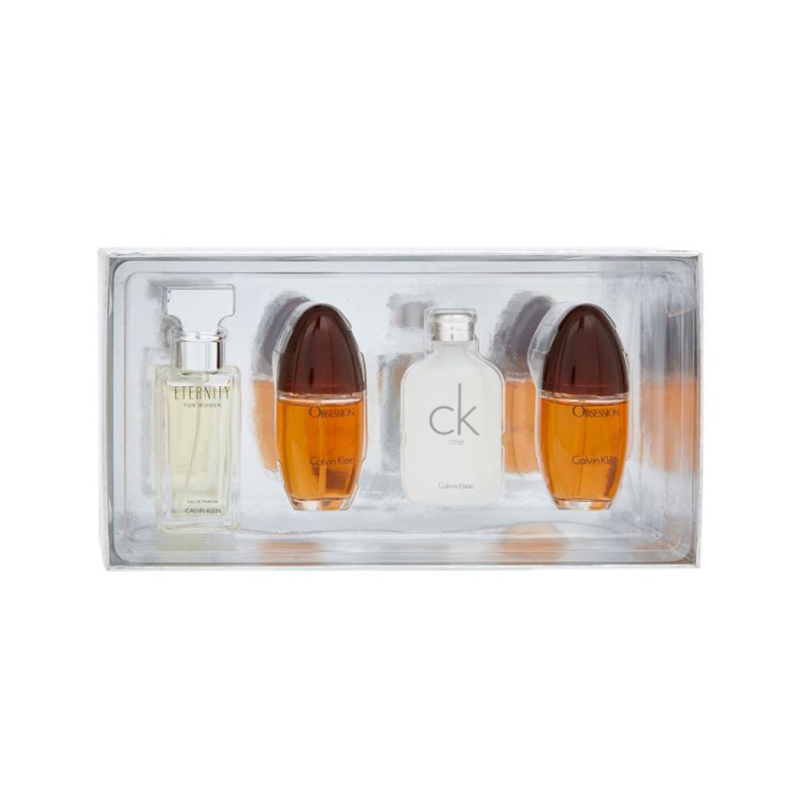 Calvin Klein Ladies 15ml 4pc Miniature Giftset