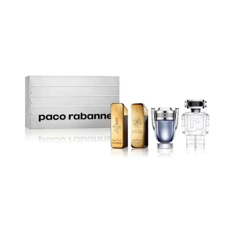 Paco Rabanne Men's 4pc Miniature Variety Giftset