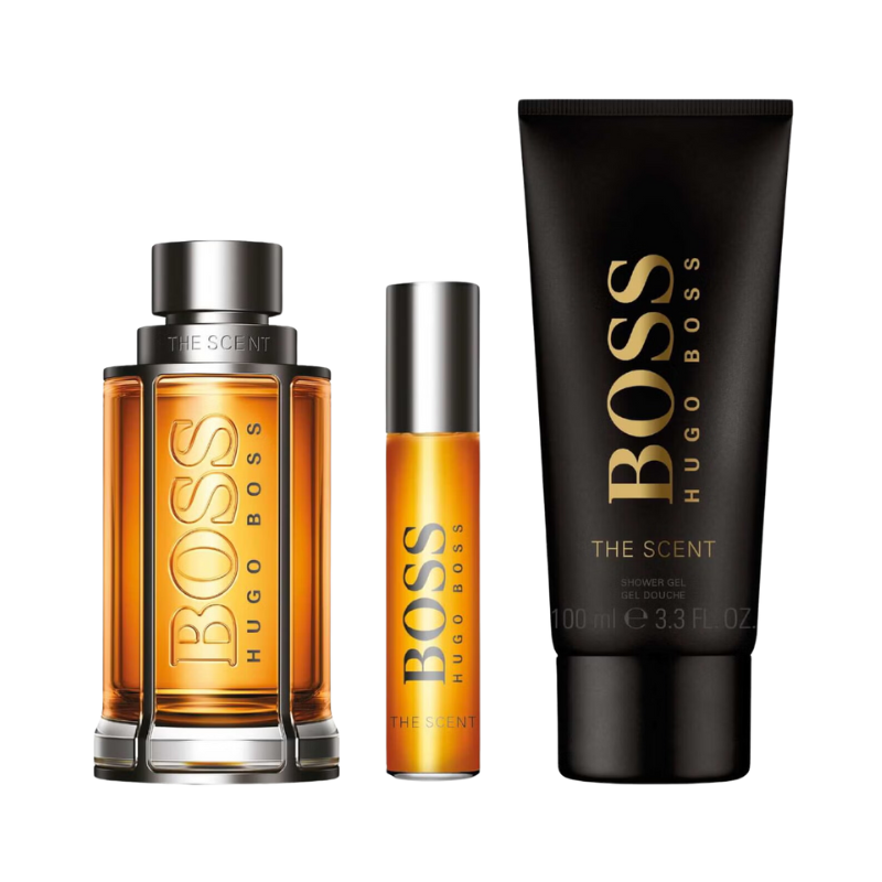 Hugo Boss The Scent Men's 100ml 3pc Giftset Home Cosmetics