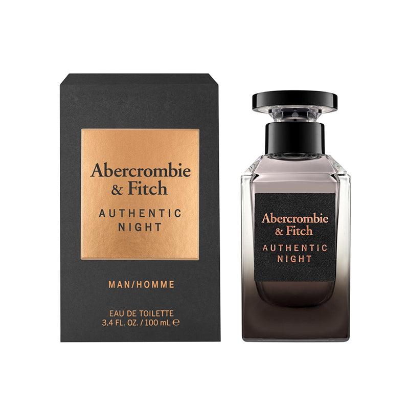 Abercrombie & Fitch Authentic Night Men's 100ml Eau de Toilette Spray