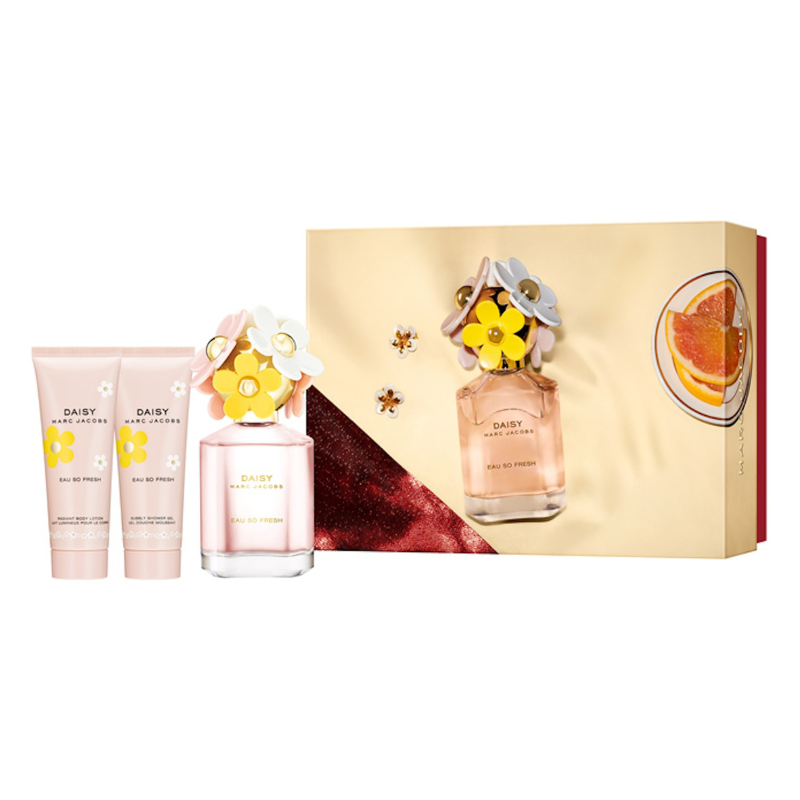 Marc Jacobs Daisy Eau So Fresh 75ml 3pc Gift Set