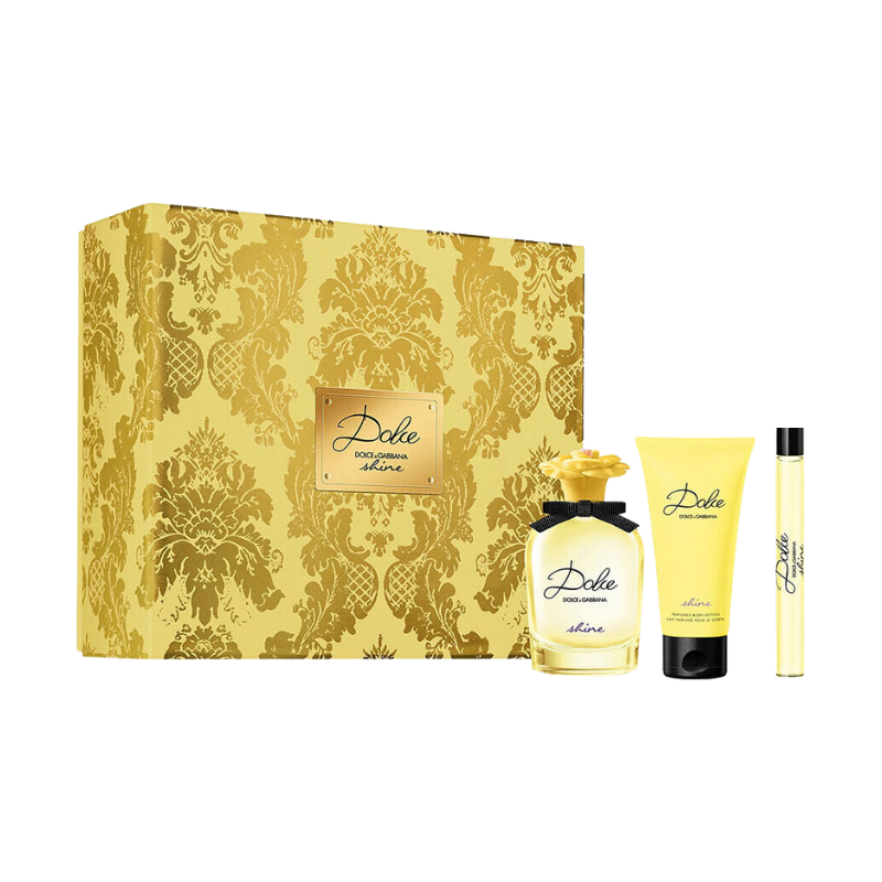 Dolce and Gabbana Dolce Shine Ladies 75ml 3pc Gift Set