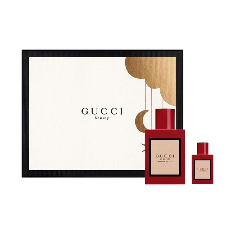 Gucci Bloom Ambrosia Di Fiori Ladies 50ml 2pc Gift Set