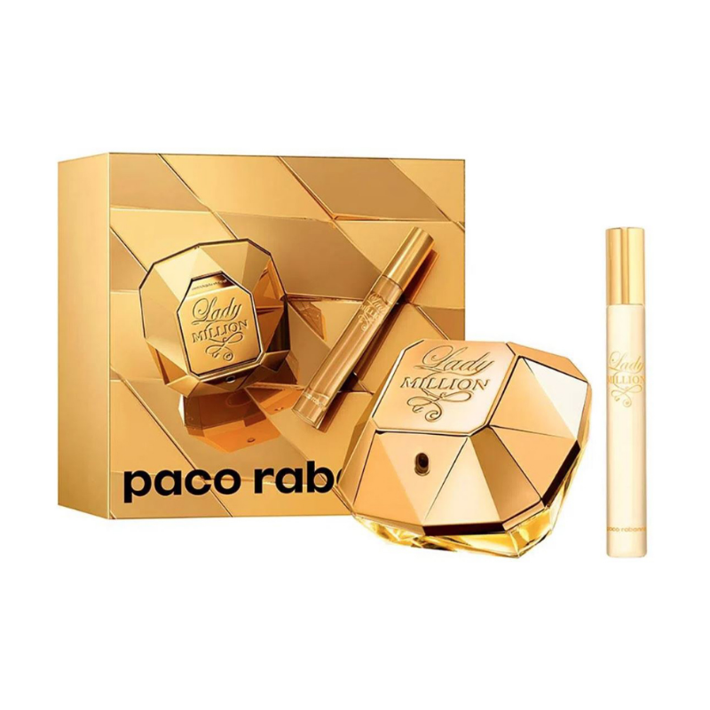 Paco Rabanne Lady Million Ladies 50ml 2pc Gift Set