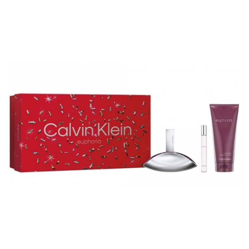 Calvin Klein Euphoria Ladies 100ml 3pc Gift Set