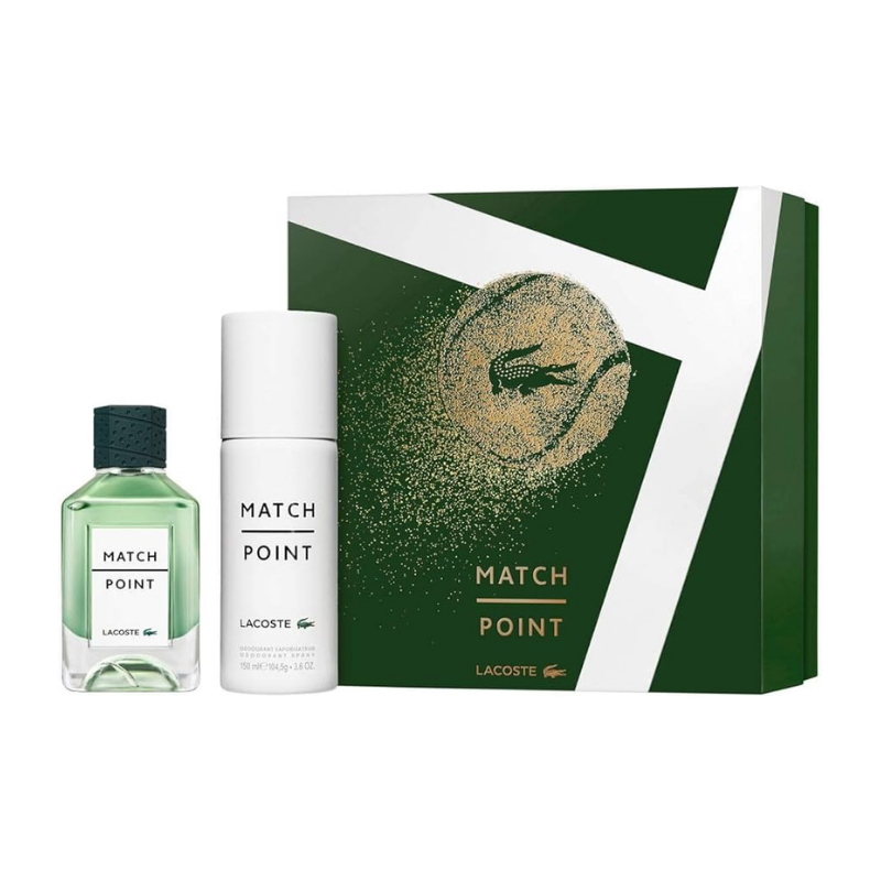 Lacoste Match Point Mens 100ml 2pc Gift Set