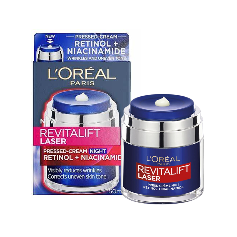 L'Oreal Revitalift Laser Retinol & Niacinamide Pressed Night Cream 50ml