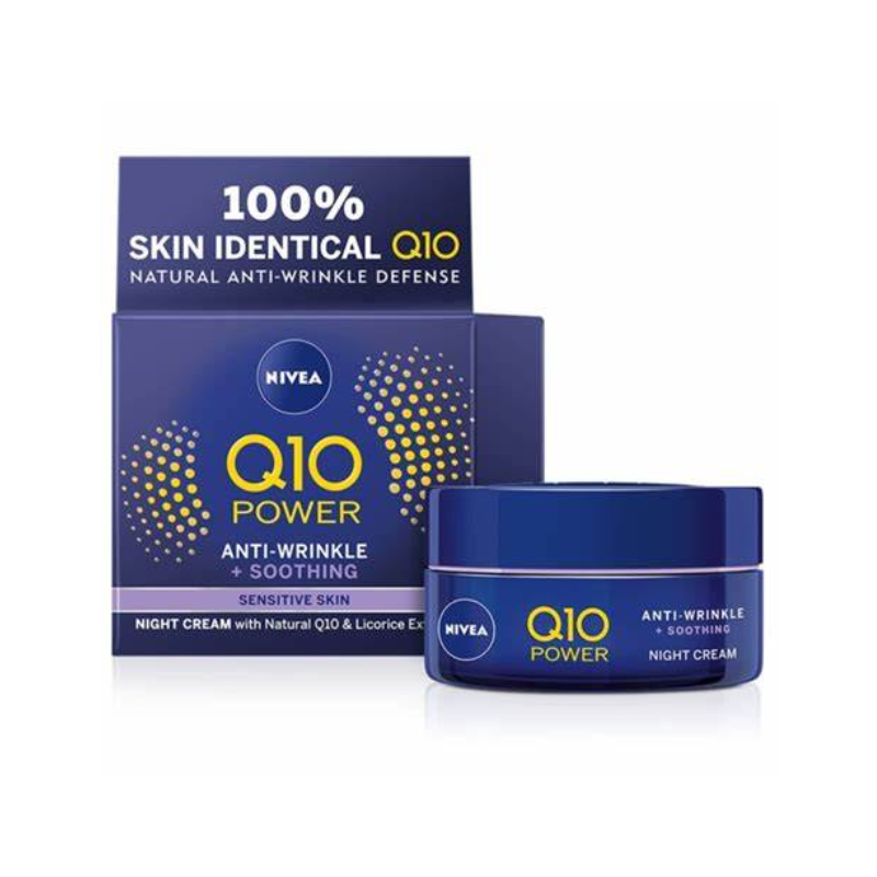 Nivea Q10 Anti Wrinkle Sensitive Night Cream 50ml