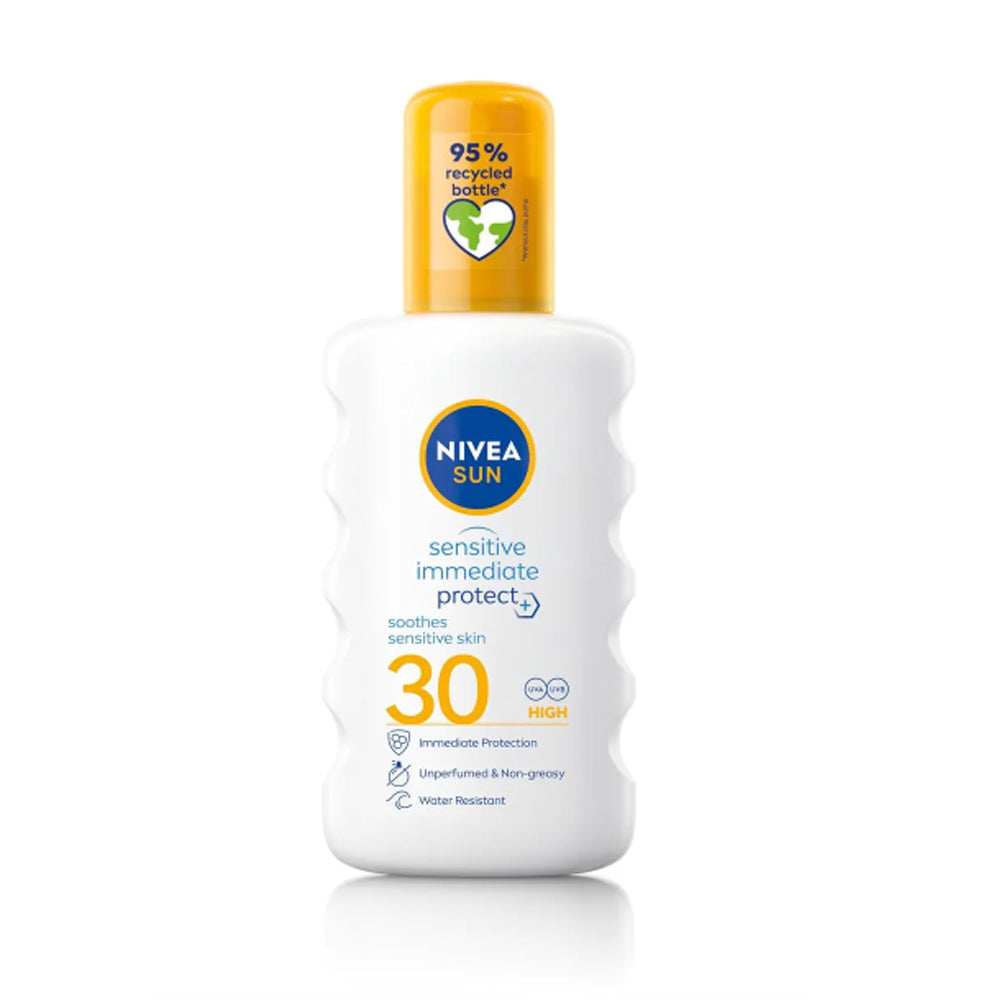 Nivea Sun Sensitive Immediate Protect Soothing Spray Spf 30 200ml