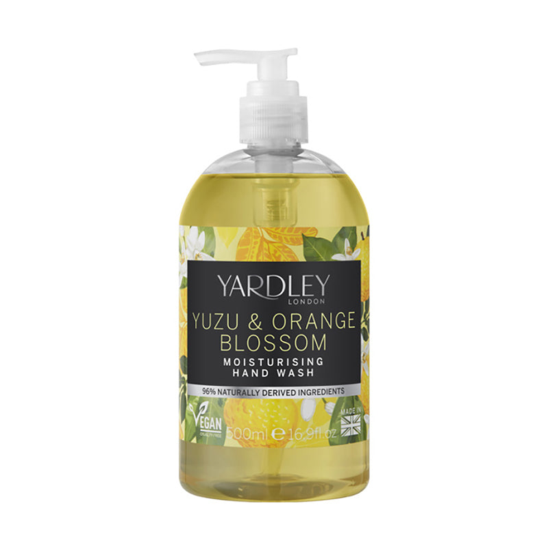 Yardley Botanical Yuzu & Orange Blossom Moisturising Hand Wash 500ml