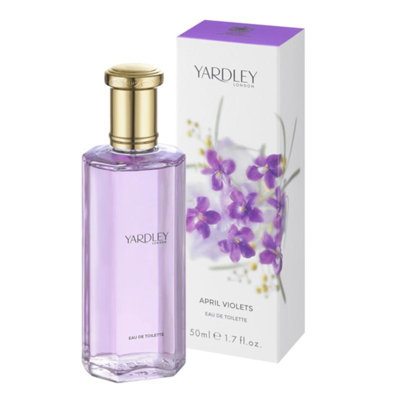 Yardley April Violets Ladies 50ml Eau de Toilette Spray