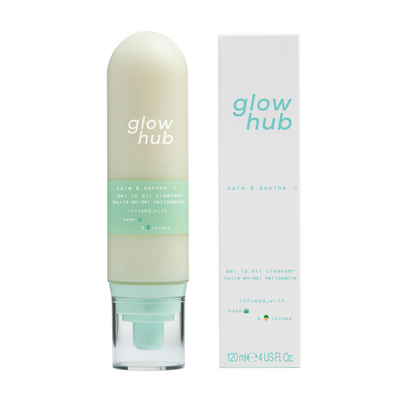 Glow Hub Calm & Soothe Gel To Oil Cleanser 120ml